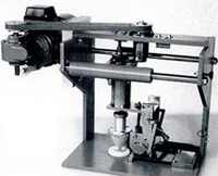 Erste Tampondruckmaschine von Tampoprint