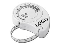 Körpermassband und BMI-Kalkulator bedruckt mit Logo